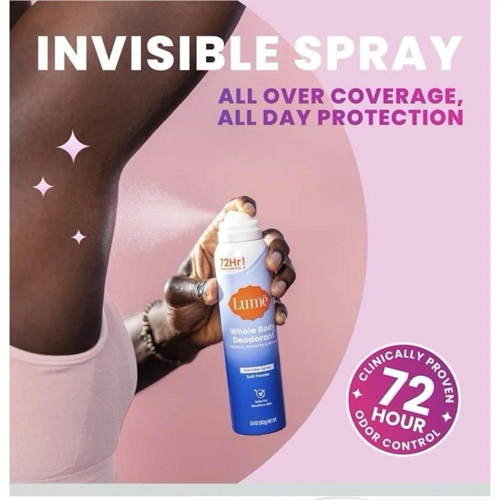 lume whole body deodorant For Women , Soft Powder Scent